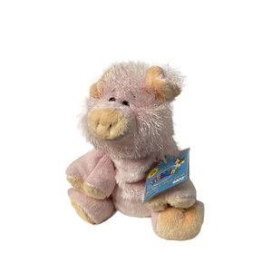 Webkinz Pig Plush Stuffed Animal Pink 7 inch GANZ Toy HM002